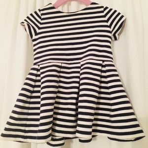 Stripe Pleated Dress & Bloomer